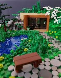 Hidden Home Park Moc Pond Lego Design Pond Legos