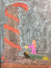 Loki S Punishment Waldorf Painting Loki Art