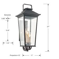 Fifth And Main Lighting Parsons Field 4 Light Aged Pewter Outdoor Wall Lantern Sconce Wl 2112 The Home Depot Outdoor Wall Lantern Wall Lantern Outdoor Walls