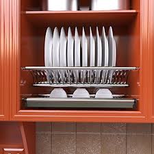 You can decide what fittings you want inside, like adjustable shelves and drawers. Vadania 2 Tier Stainless Steel Cabinet Dish Drying Rack Https Smile Amaz Dish Rack Drying Beautiful Kitchen Cabinets Kitchen Cabinets Storage Organizers