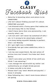 After any one, after logging the id of facebook somewhere, after logging the id, if you want to. Couple Bio Ideas For Facebook 250 Funny Instagram Bios Cool Ig Bio Quotes For An We Have Prepared A Really Good List Of Short Cute And Funny Instagram Bios