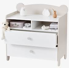Commode A Langer Ligne Ourson Blanc Beige Pas Cher Soldes Commode Enfant Vertbaudet Meubles Maison Loisirs Ventes Pas Cher Com
