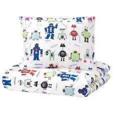 Lattjo Bettwascheset 2 Teilig Kl Roboter Bunt Leinenbettwasche Bettdeckenbezug Bettwasche Kinder