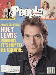 Their most successful album, sports, was released in 1983. Huey Lewis The News Huey Lewis Inscribed Magazine Cover Signed Historyforsale Item 180763