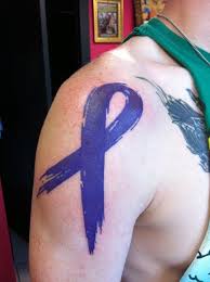 37 ribbon cancer tattoos ranked in order of popularity and relevancy. My Cronh S Disease Ribbon Tattoo Switchblade Tattoo Forney Tx Ribbon Tattoos Cancer Ribbon Tattoos Wrist Tattoos For Guys
