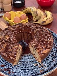 Ma Recette De Couronne Banane Chocolat Laurent Mariotte Banane Chocolat Recette Dessert Gateau Banane Chocolat