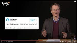 Es werde lokale vierte wellen geben, so lauterbach. Heute Show Karl Lauterbach Liest Hass Tweets Vor Und Kontert Mit Humor Stern De