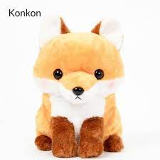 Kogitsune Konkon Fox Plush Collection Big Fox Plush Fox Stuffed Animal Pet Fox