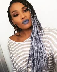 Black And Grey Ombre Box Braids Long Grey Ombre Box Braids Brown Ombre Hair Color Brown Ombre Hair Box Braids Hairstyles