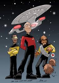 Startrek The Next Generation Cartoon Style Star Trek Artwork Star Trek Art Star Trek Tv
