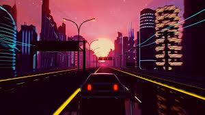Best 3840x2160 neon wallpaper, 4k uhd 16:9 desktop background for any computer, laptop, tablet and phone. Retro Futuristic 80s Style Drive In Neon City Seamless Loop Of Cyberpunk Sunset Landscape With A Moving Car On A Highway Road Vj Synthwave Looping 3d Animation For Music Video 4k Stylized Vintage