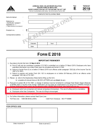 Start of procedure day 1. Teh Partners Tax Form E All Companies Must Submit Facebook