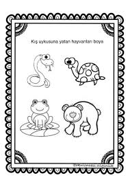 okuloncesi cilginlik adli kullanicinin hayvanlar calisma sayfa panosundaki pin hayvanlar boyama sayfalari okul