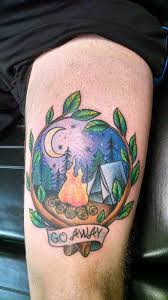 The only difference between them is that camp on tattoos, together with the image, there is usually. Laurenbonifacius Go Away Camping Tattoo Camping Tent Camp Fire Moon Sayings