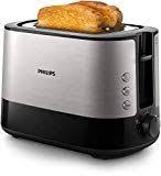 Philips Hd2637 90 Toaster 7 Stufen Brotchenaufsatz Stopp Taste 1000 W Schwarz Edelstahl Pfeffermuehlekaufen De Toaster Schwarzer Edelstahl Edelstahl