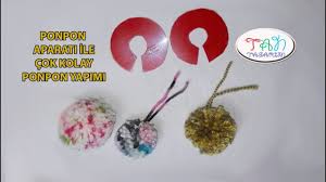 Ponpon Aparati Ile Cok Kolay Ponpon Yapimi Orgu Tig Isleri Patikler