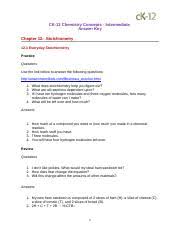 Online answer keys test ready language arts. Chem Int Cc Ch 12 Stoichiometry Answers 09 15 1 Docx Ck 12 Chemistry Concepts Intermediate Answer Key Chapter 12 Stoichiometry 12 1 Everyday Course Hero