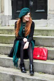 Green Outfit Vintage Kiyafetler Sonbahar Stili Fashion Blogger Style