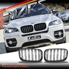 Check spelling or type a new query. Gloss Black F86 X5m X6m Style Duel Stripe Front Kidney Grille For Bmw X5 E70 X6 E71 Mars Performance