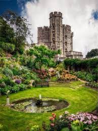 relaxing in the queen s garden not really the castle i don t dream of living in a drafty castle but that garden g beautiful places castle windsor castle
