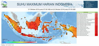 Suhu Panas Masih Melanda Indonesia Bmkg