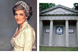 Her tireless dedication to charity and her family secured her position in the hearts of the although these incredible satellite images show the princess's actual grave, for some the pictures are 1,500 metres away from it. Cemetery Grave Headstone Princess Diana Princess Diana Grave Famous Graves Famous Tombstones