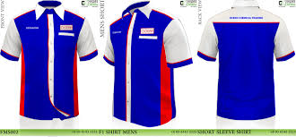Dengan Reka Langsung Kemeja Uniforms 0103425700 In 2020 Corporate Shirts Printed Shirts Shirt Designs