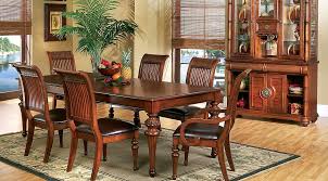 Cindy Crawford Home Key West Tobacco 5 Pc Rectangle Dining Room With Slat Chairs From Furn Dining Room Sets Rustic Dining Room Sets Affordable Dining Room Sets