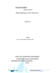 Download modul ekonomi bisnis smk kurikulum 2013 revisi 2017 lengkap. Aspek Mikro Ekonomika Modul 1 Program Kelas Karyawan Ppt Download