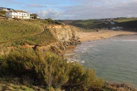 Trenance And Mawgan Porth Beach Cliff Path From Bedruthan Steps North Cornwall Cornwall English Cottage