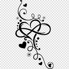 Black Hearts Illustration Infinity Heart Tattoo Henna T Shirt Arabesque Motif Transparent Ba In 2020 Heart With Infinity Tattoo Infinity Tattoos Heart Tattoo Designs