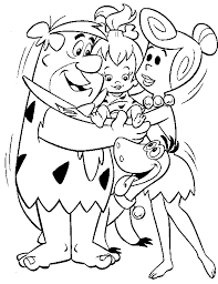 Flintstones Printable Coloring Pages For Kids Download Free Online Flintstones Characters Coloring Cartoon Coloring Pages Disney Coloring Pages Coloring Pages