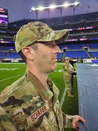 MDDF Supports Baltimore Ravens Salute to Service On November 7, 2024 before  the Baltimore Ravens took