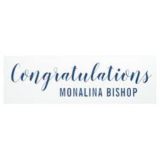 Casual Blue Typography Congratulations Graduate Banner Zazzle Com Congratulations Graduate Graduation Banner Graduation Party Diy