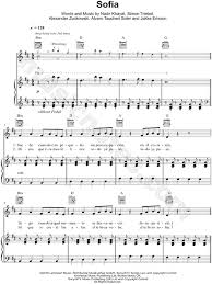 Sue?o cuando era peque?o sin preocupación en el corazón sigo viendo aquel momento se desvaneció, desapareció. Alvaro Soler Sofia Sheet Music In D Major Transposable Download Print Sku Mn0168211