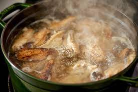 Check the broth occasionally, and add more water if it dips below the top of the bones. Can You Make Chicken Broth With Cooked Bones