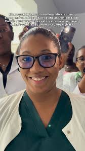 Nueva directiva del Hospital Arístides Fiallo Cabral: Dr. Bartolo Jiménez  (Director), Dra Eunice Suárez (Subdirectora), en compañía del Director  Regional de Salud, Dr. Ricardo Romero.