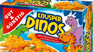 Dann die zerlassene schoko über die cornflakes gießen und gut vermengen. Hahnchensnacks Von Gut Gunstig Kunststoffteile Moglich Hersteller Ruft Knusper Dinos Zuruck