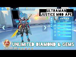 Ultraman Justice Android Mod Apk Unlimited Diamond Gems By Noobgamingyt Youtube