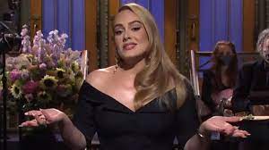 The london queen, who has kept a low profile recently, only posting sporadic snaps on instagram, is about. Adele Jokes About Weight Loss As She Hosts Saturday Night Live Ents Arts News Sky News