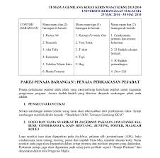 Penulisan kertas cadangan dan laporan by 2. Contoh Kertas Kerja Jualan Frasmi