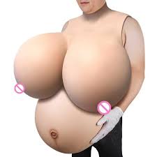 DHgate.com:Breast Pad Silicone Realistic Biggest Boobs ZZZ Cup Huge Breast  Forms and Fake Twins Pregnant Belly L Size Filling Cotton Cospaly  240330:Health & Beauty