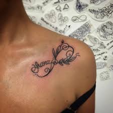 Infinity Tattoo On Shoulder Tattoos For Daughters Tattoos For Women Infinity Tattoo Designs