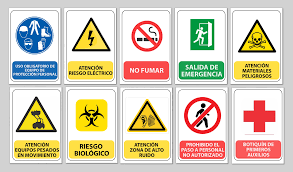 carteles de alerta en seguridad y salud en el trabajo
