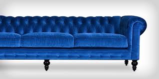 Dark blue, the color that stimulates the right side of the brain, encouraging friendship, conversation, and feelings of warmth and relaxation, is the perfect color for a sofa. Cyan Blue Velvet Chesterfield Sofa Modern Blue Sofa Blue Velvet Sofa Modern Chesterfield Sofa