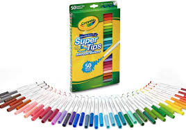 Crayola Super Tips Washable Markers Age 3 50 Count
