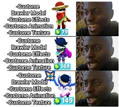 Sou o único que acha que os preços das skins não fazem sentido? Por  exemplo, as skins do Edgar: : r/Brawlstars