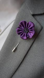 Flower Lapel Pin Boutonniere Kanzashi Flower Pin Lapel Etsy Lapel Flower Lapel Pins Mens Flower Lapel Pin