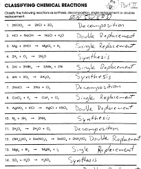 Free pdf worksheets to download or print. 61 Classification Of Chemical Reactions Chemistry Worksheet Key 61 Classification Of Chemical Reactions Chemistry