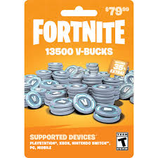 Perfect for online purchases and can be used tor v bucks. Fortnite 13 500 V Bucks 79 99 Physical Card Gearbox Walmart Com Walmart Com
